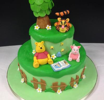 Pooh Bear & Piglet Cake