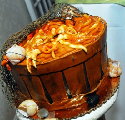 Crab Basket Cake